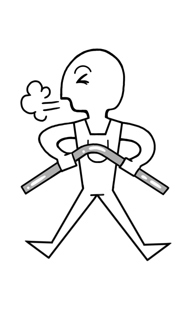 Männchen am biegen
Copyright Sophia Muglach